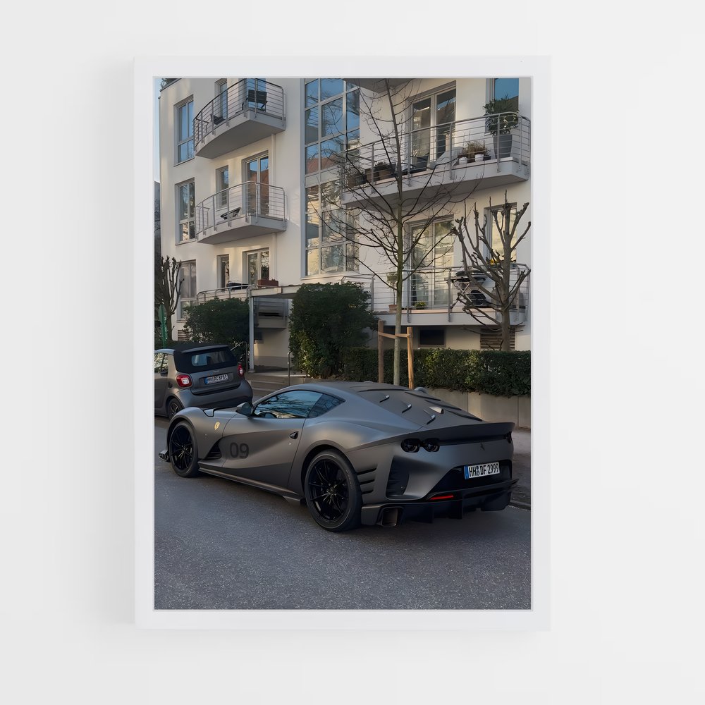 Poster competizione luxe – affiche Ferrari (vue 3)